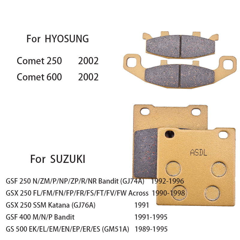 Carbon Ceramic Motorcycle Brake Rotor - Zestaw klocków hamulcowych przednich i tylnych