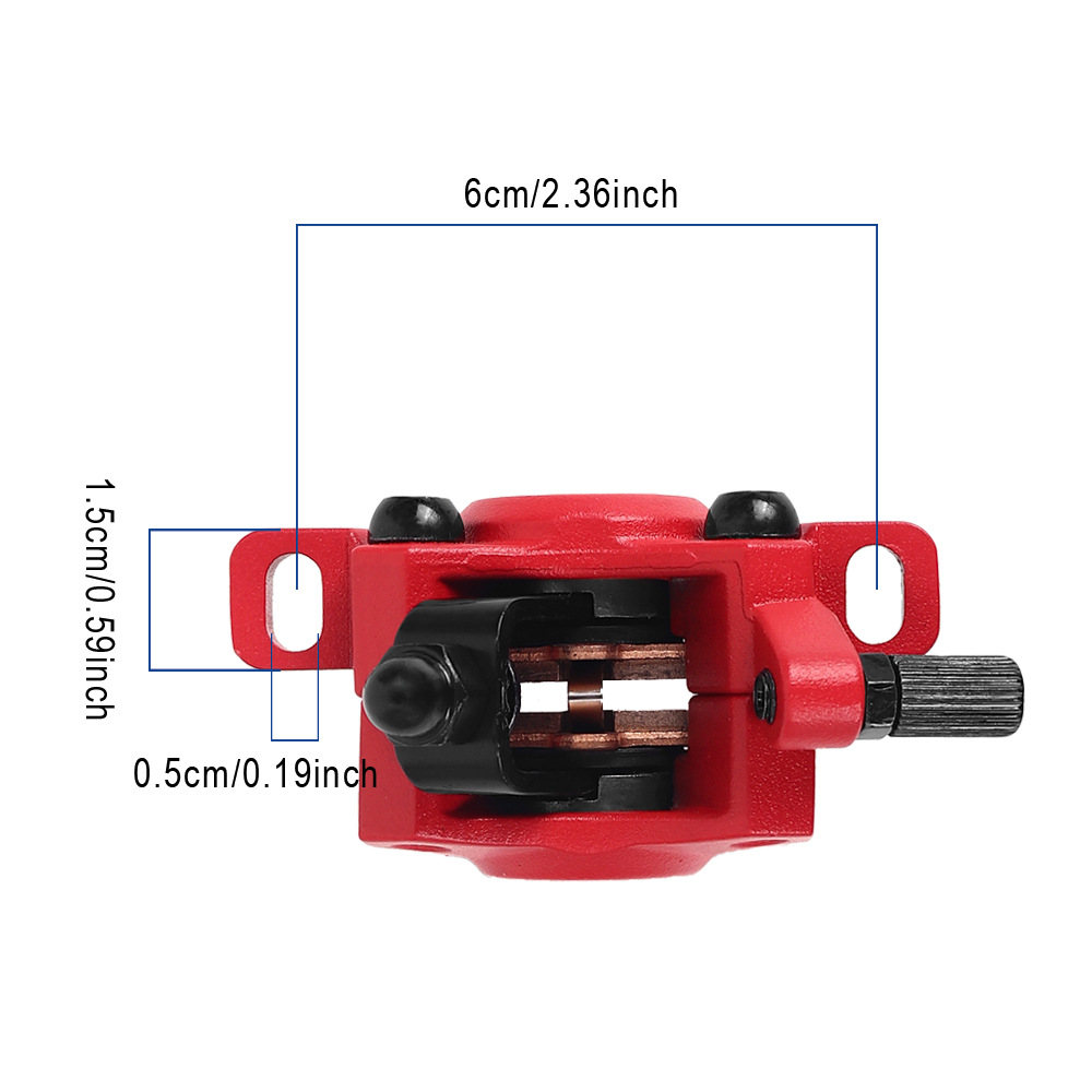 Czerwony zacisk hamulcowy do h – Front Rear Brake Caliper Bracket Kit recenzja i cena
